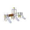 Triple-Tower Combined Play Structure - High VVZ-VZP3-001-10