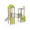 Double-Tower Combined Play Structure - High, with Roof VVZ-VZP2-008-15