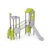 Double-Tower Combined Play Structure - High, with Roof VVZ-VZP2-008-15