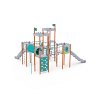 Four-Tower Combined Play Structure - High VVZ-VZP4-001-15