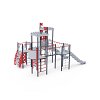 Four-Tower Combined Play Structure - High VVZ-VZP4-002-15