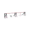 Triple Slide with Swing - 2x Classic Seat, 1x Nest Seat VVZ-AP011-15