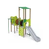 Double-Tower Combined Play Structure - High, with Roof VVZ-VZD2-006-10