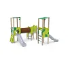 Triple-Tower Combined Play Structure - High VVZ-VZD3-004-10