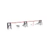 Triple Slide with Swing - 2x Classic Seat, 1x Nest Seat VVZ-AP011-10