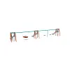 Triple Slide with Swing - 2x Classic Seat, 1x Nest Seat VVZ-AP011-10