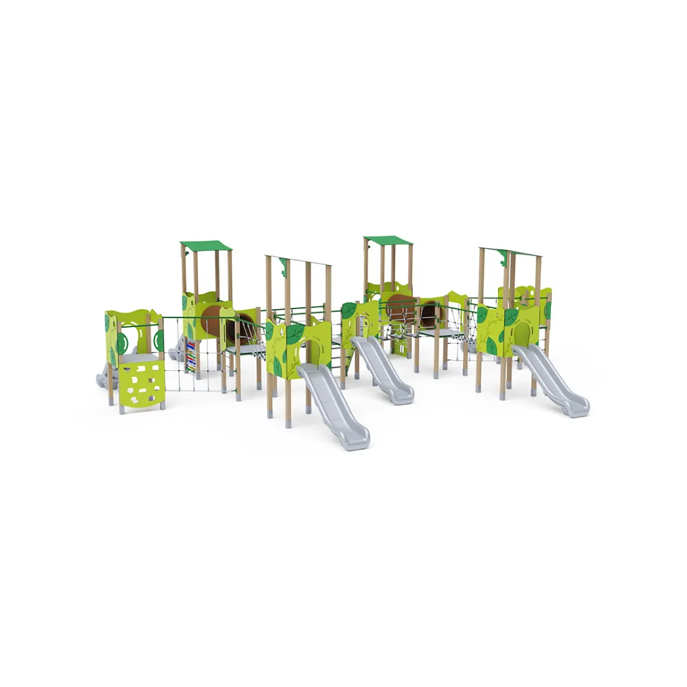 Nine-Tower Combined Play Structure - High VVZ-VZD9-001-10