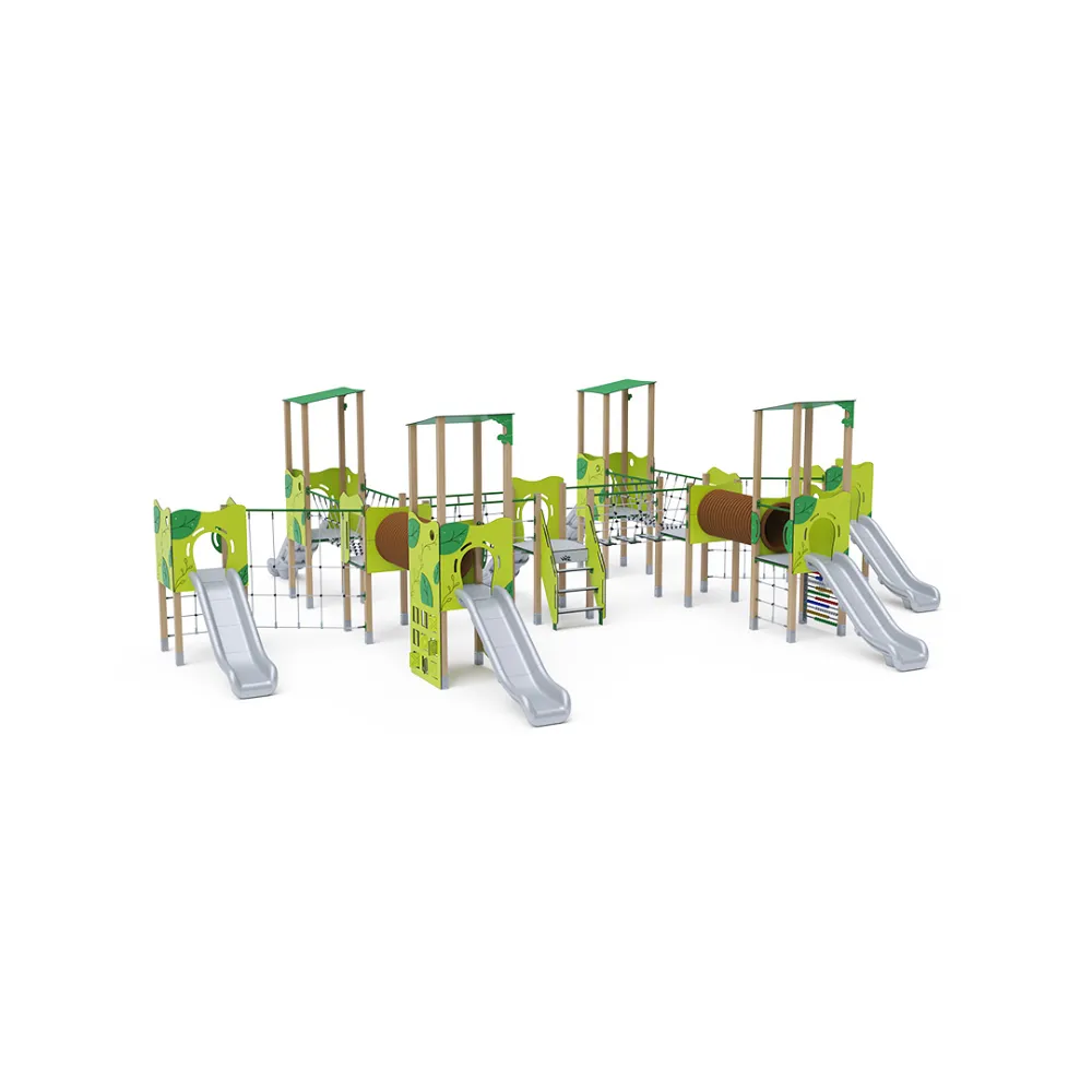 Nine-Tower Combined Play Structure - High VVZ-VZD9-001-10