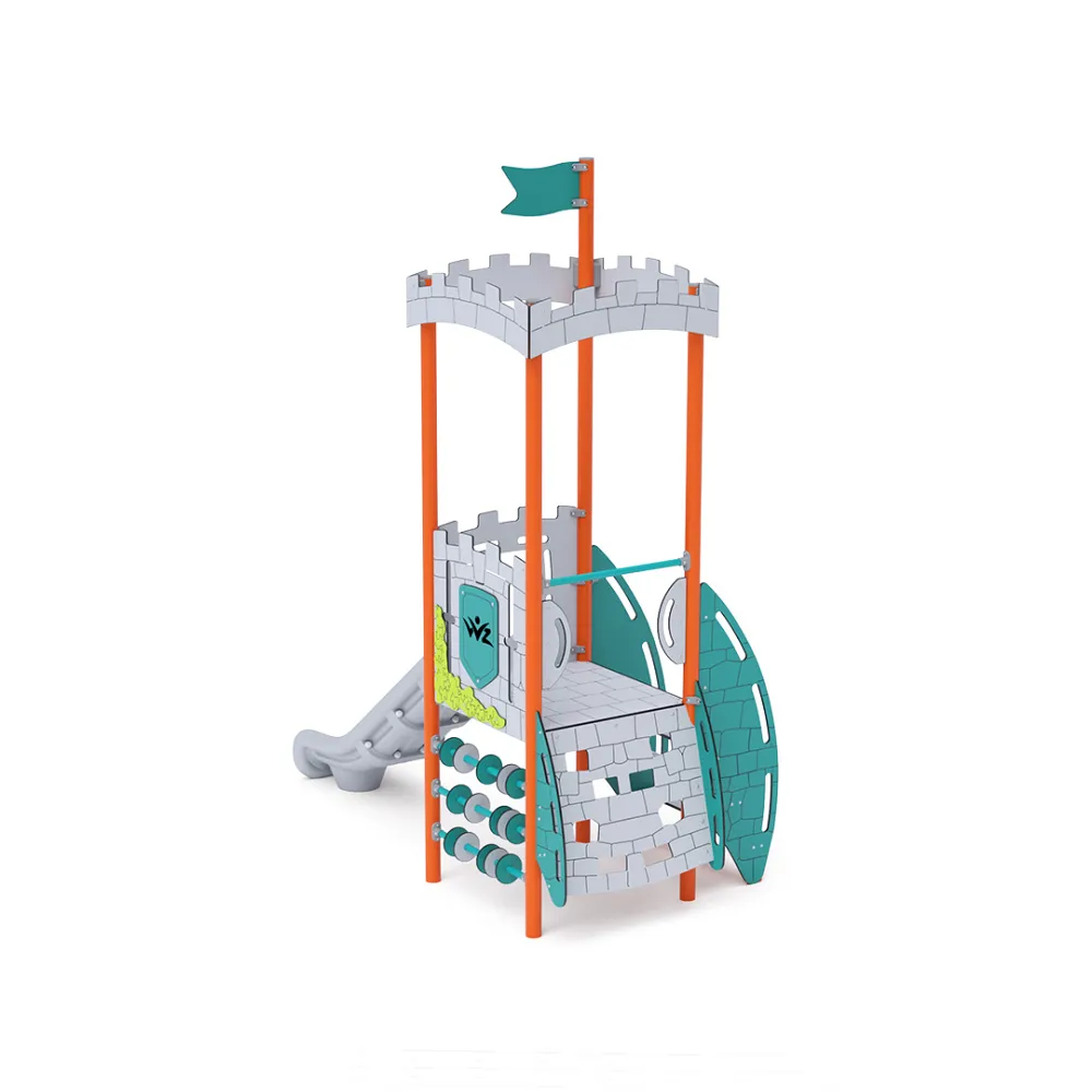 Single-Tower Combined Play Structure - High VVZ-VZP1-001-10