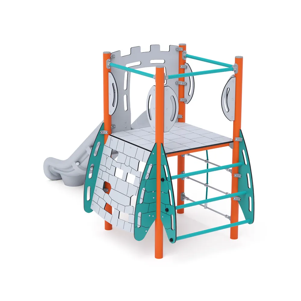 Single-Tower Combined Play Structure - Low VVZ-VZP1-004-10