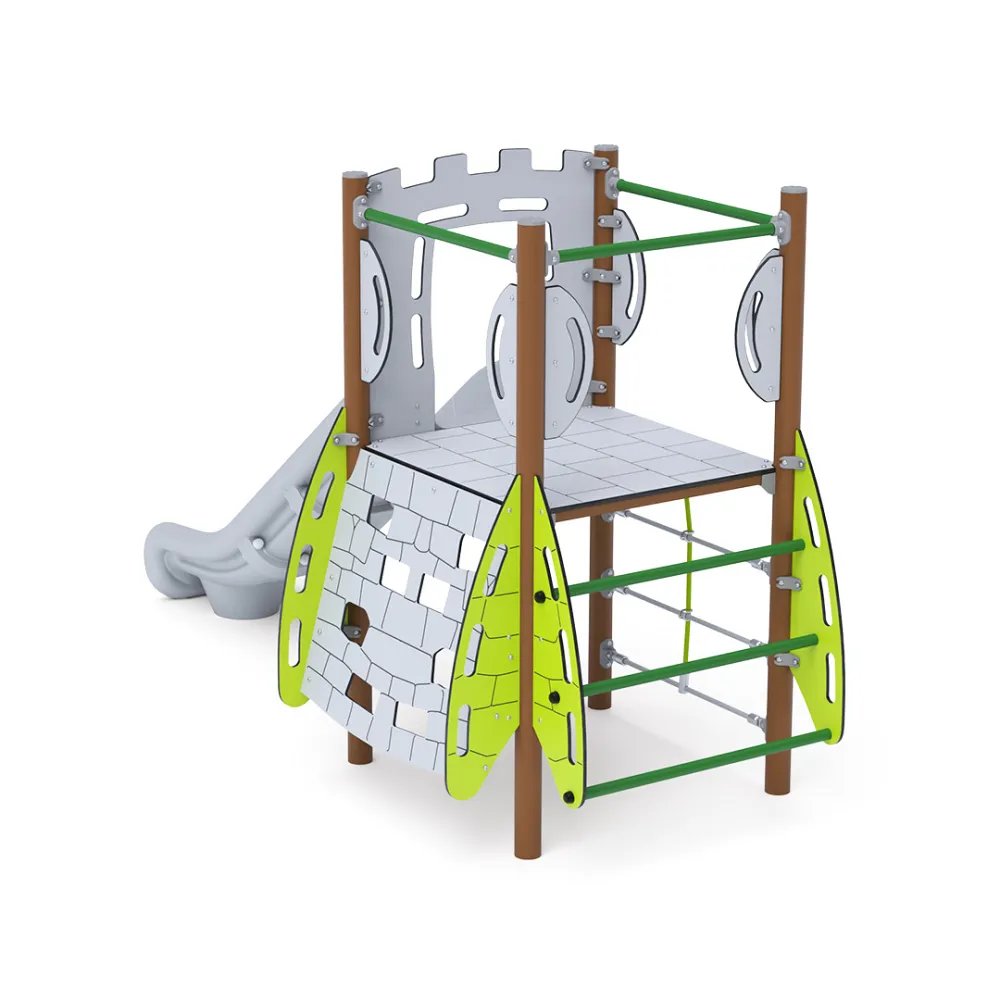 Single-Tower Combined Play Structure - Low VVZ-VZP1-004-10