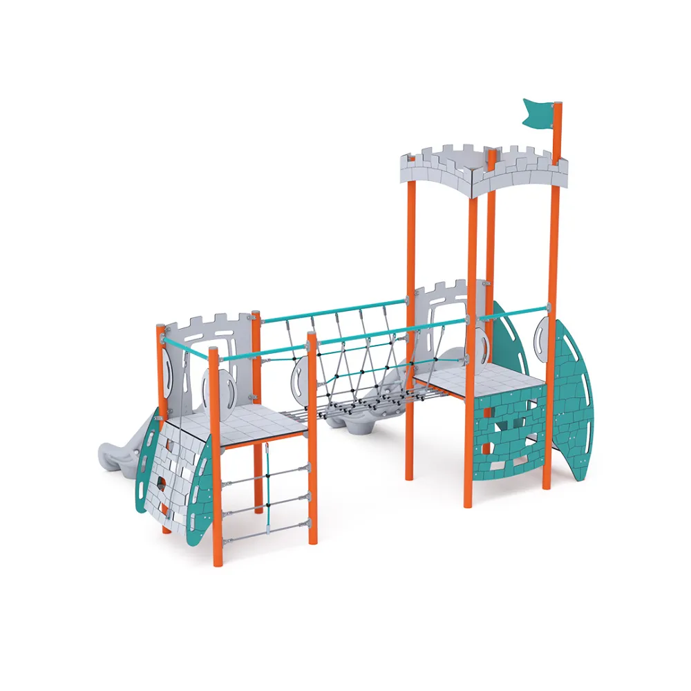 Double-Tower Combined Play Structure - High VVZ-VZP2-004-10