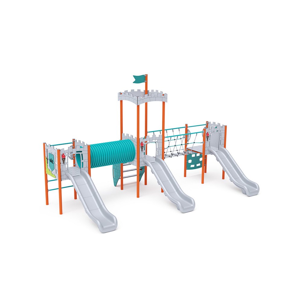 Triple-Tower Combined Play Structure - High VVZ-VZP3-001-10