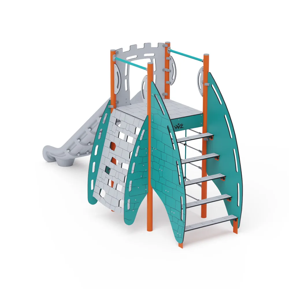 Single-Tower Combined Play Structure - Low VVZ-VZP1-004-15