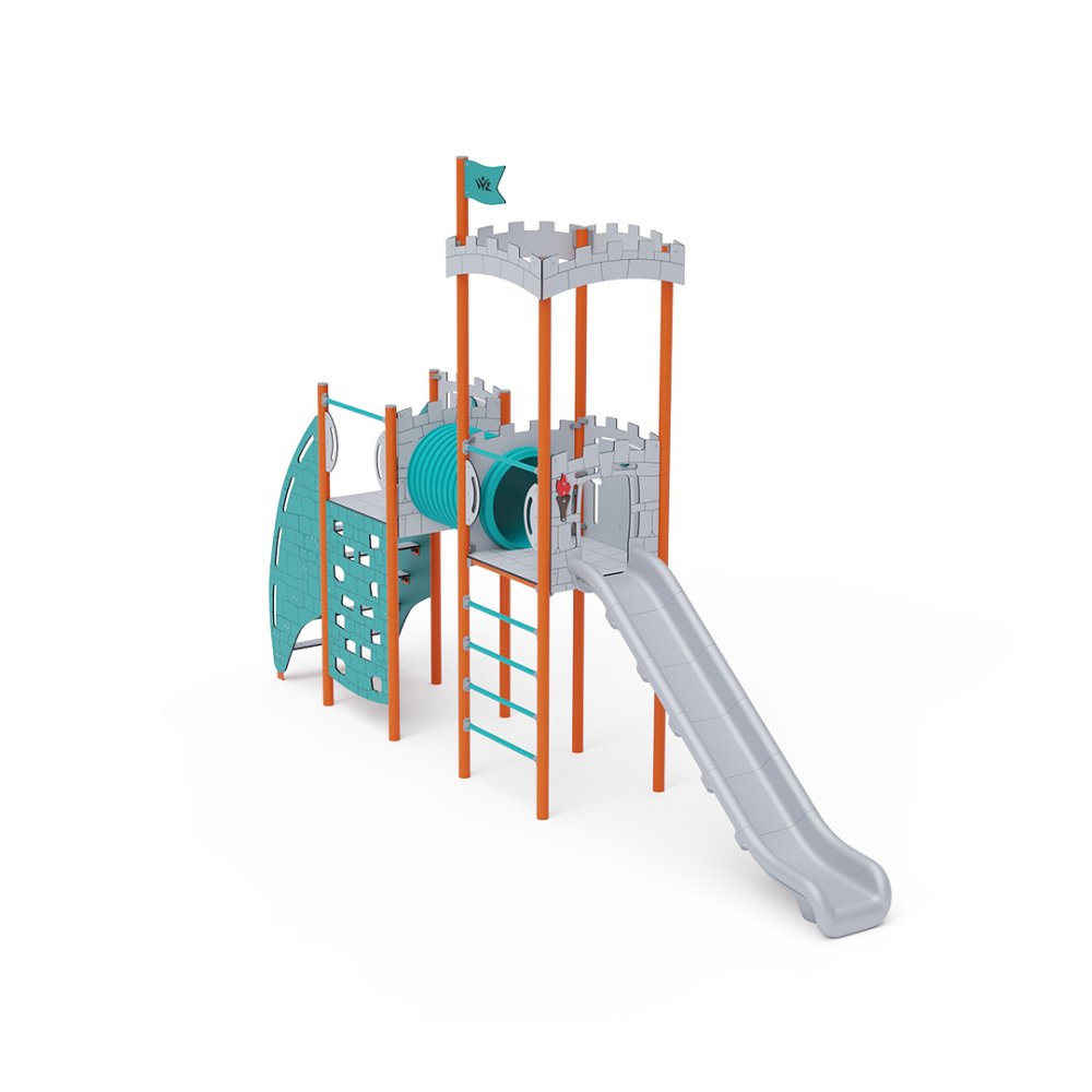 Double-Tower Combined Play Structure - High VVZ-VZP2-002-15
