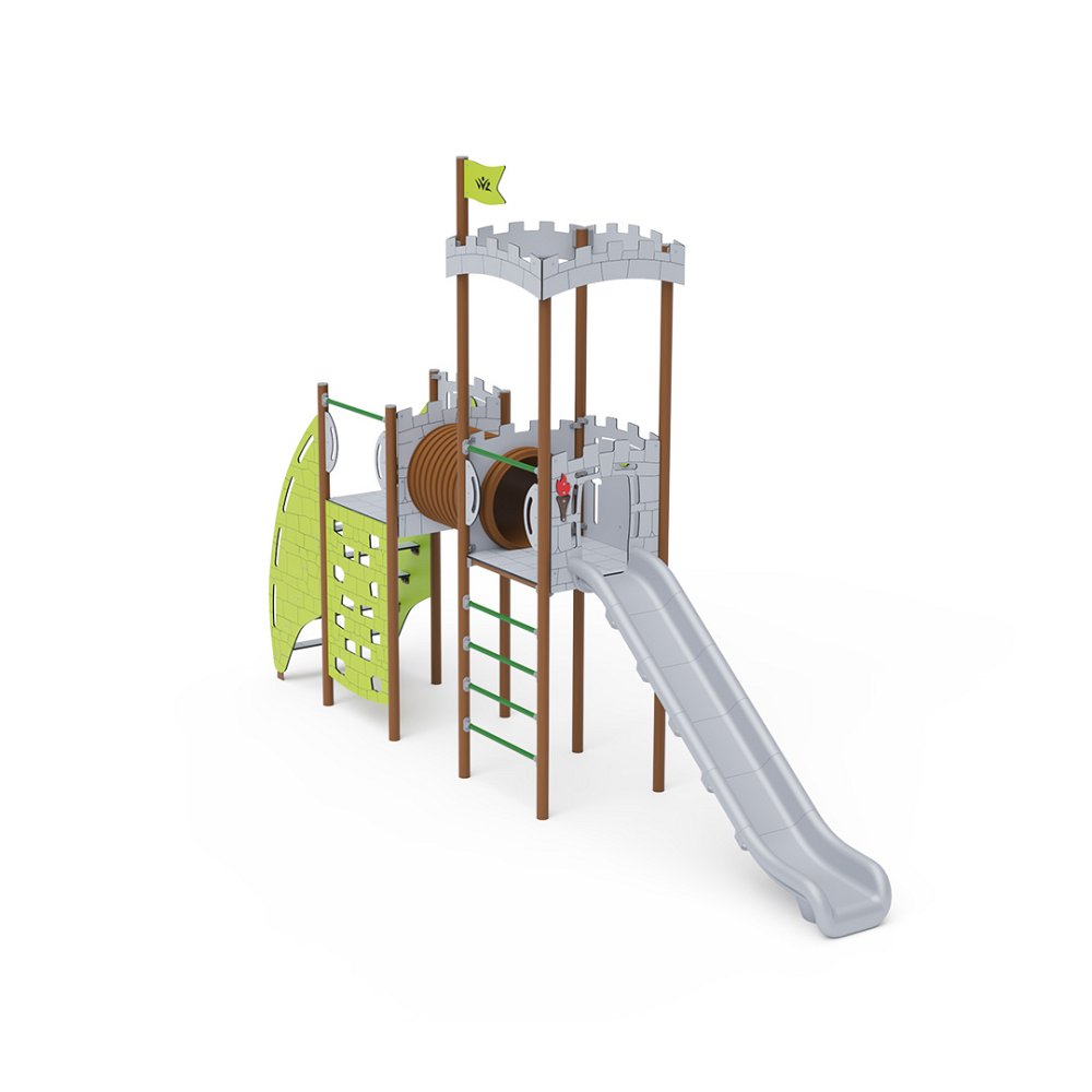 Double-Tower Combined Play Structure - High VVZ-VZP2-002-15