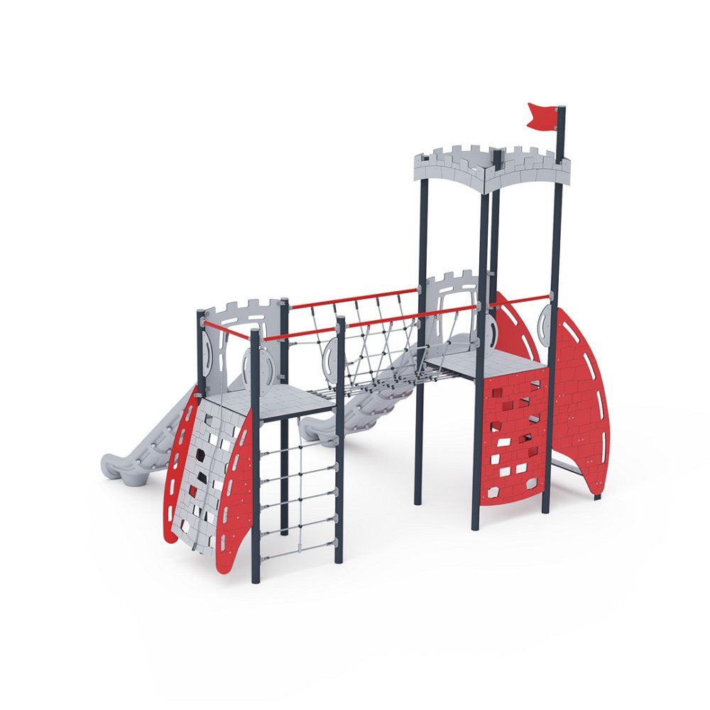 Double-Tower Combined Play Structure - High VVZ-VZP2-004-15