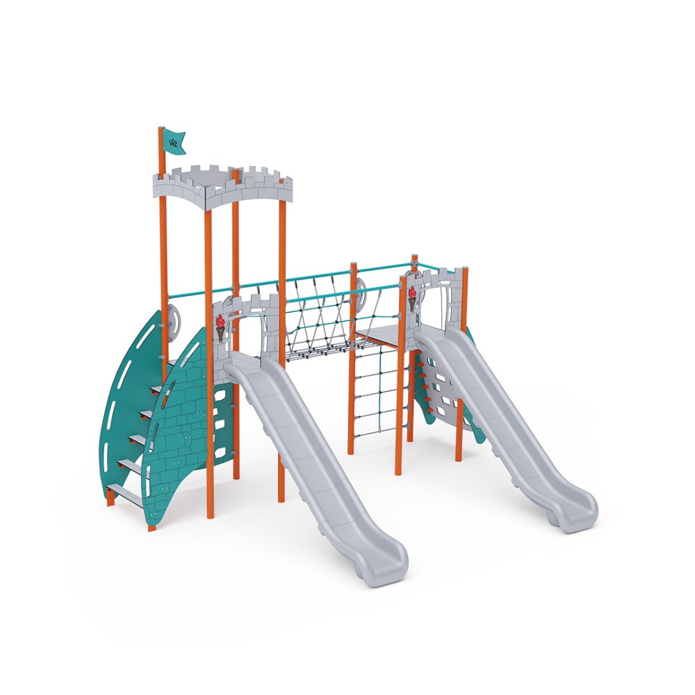 Double-Tower Combined Play Structure - High VVZ-VZP2-004-15