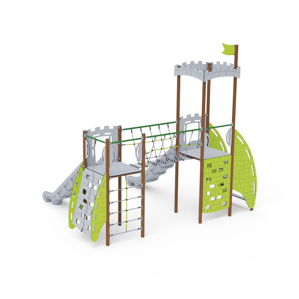Double-Tower Combined Play Structure - High VVZ-VZP2-004-15