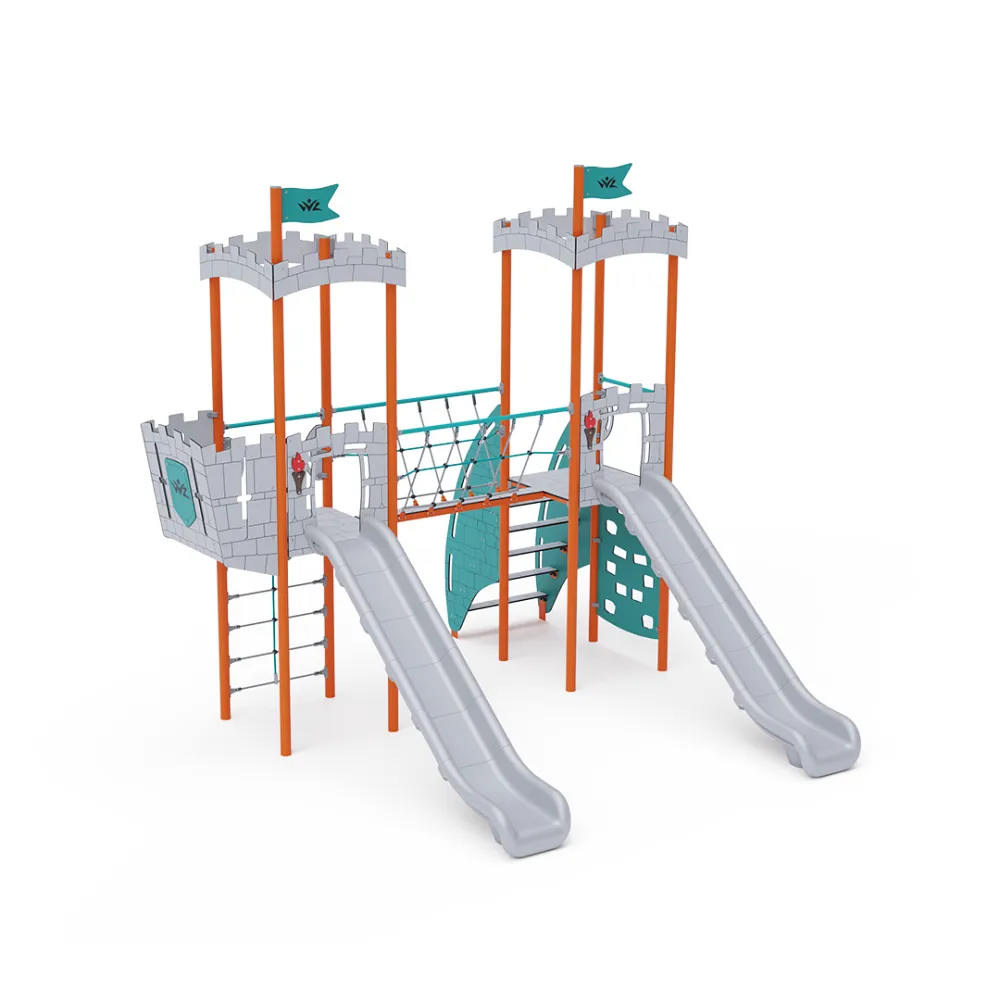 Double-Tower Combined Play Structure - High VVZ-VZP2-007-15