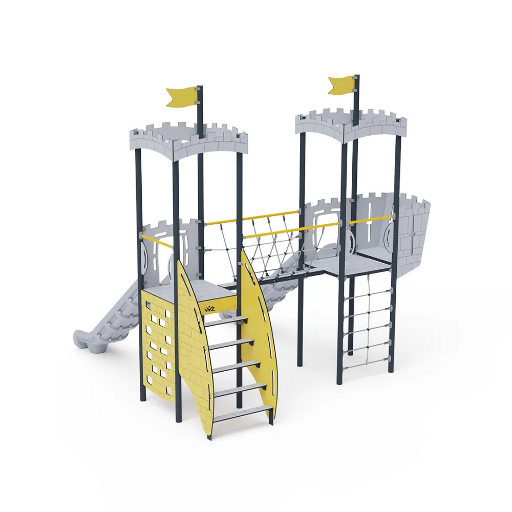 Double-Tower Combined Play Structure - High VVZ-VZP2-007-15
