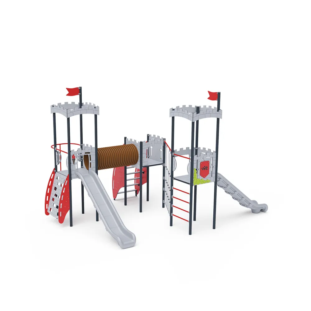Triple-Tower Combined Play Structure - High VVZ-VZP3-004-15