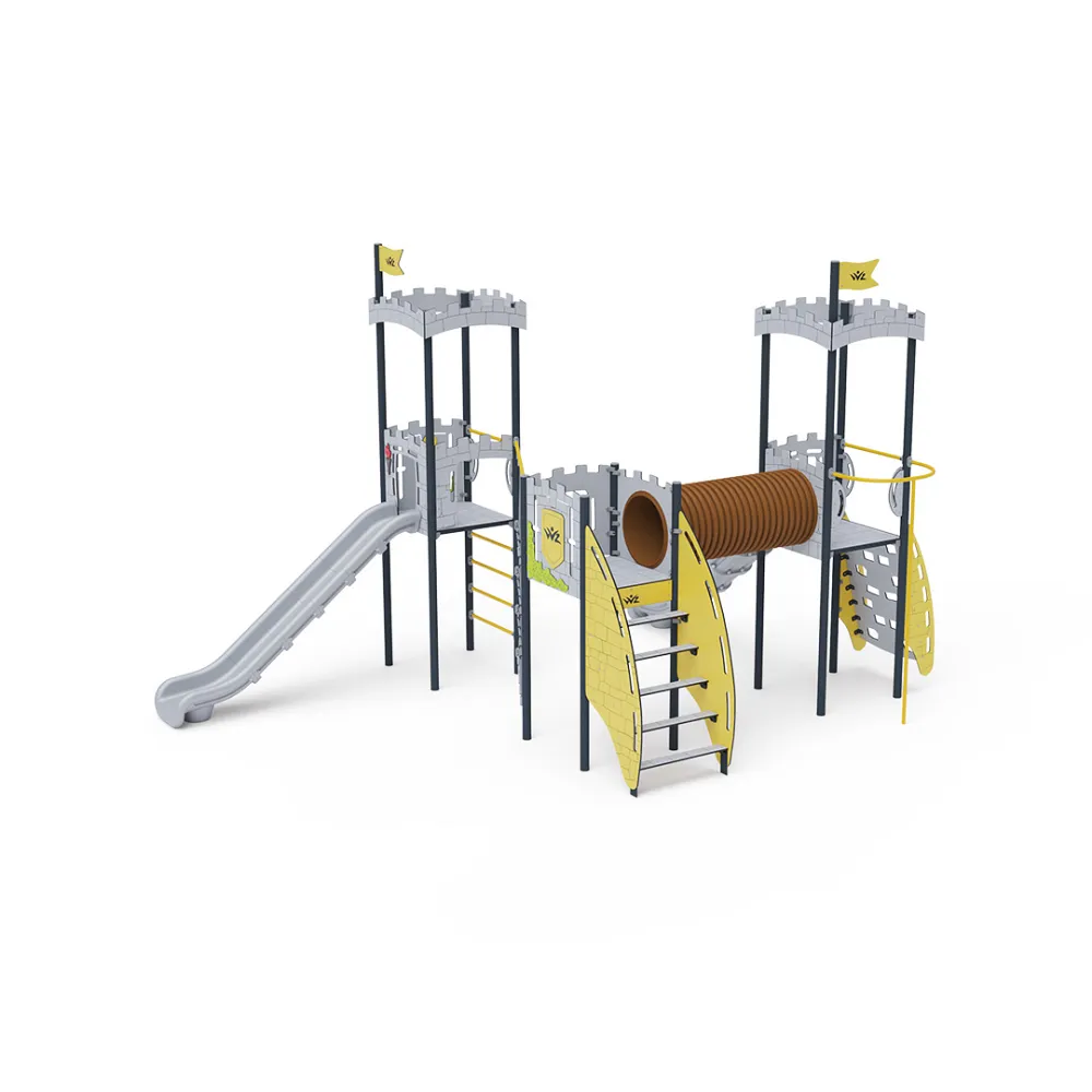 Triple-Tower Combined Play Structure - High VVZ-VZP3-004-15
