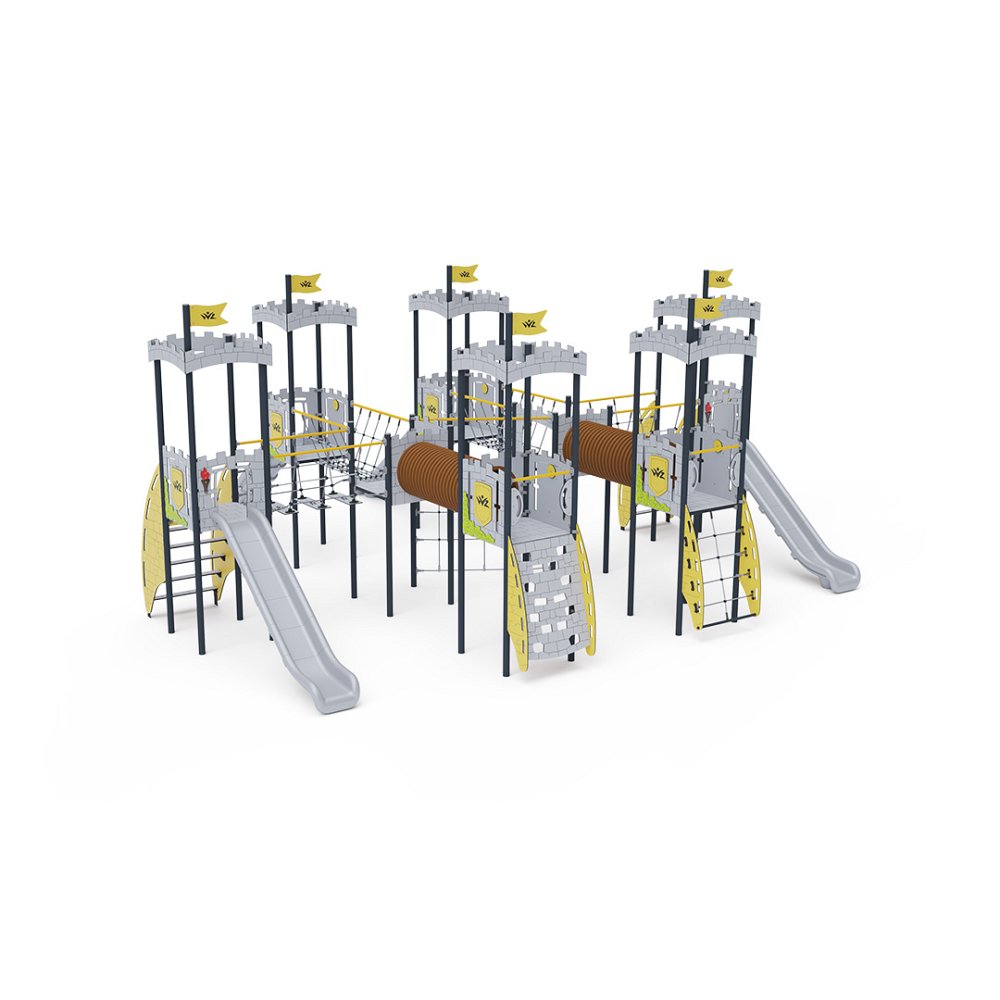 Eight-Tower Combined Play Structure - High VVZ-VZP8-001-15