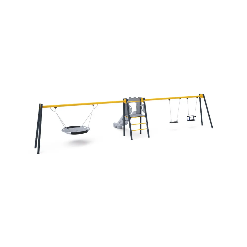 Double Slide with Swing - 1x Classic Seat, 1x Baby Seat, 1x Nest Seat VVZ-AP006-10