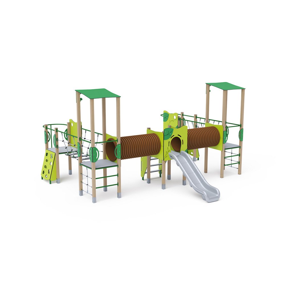 Five-Tower Combined Play Structure - High VVZ-VZD5-001-10