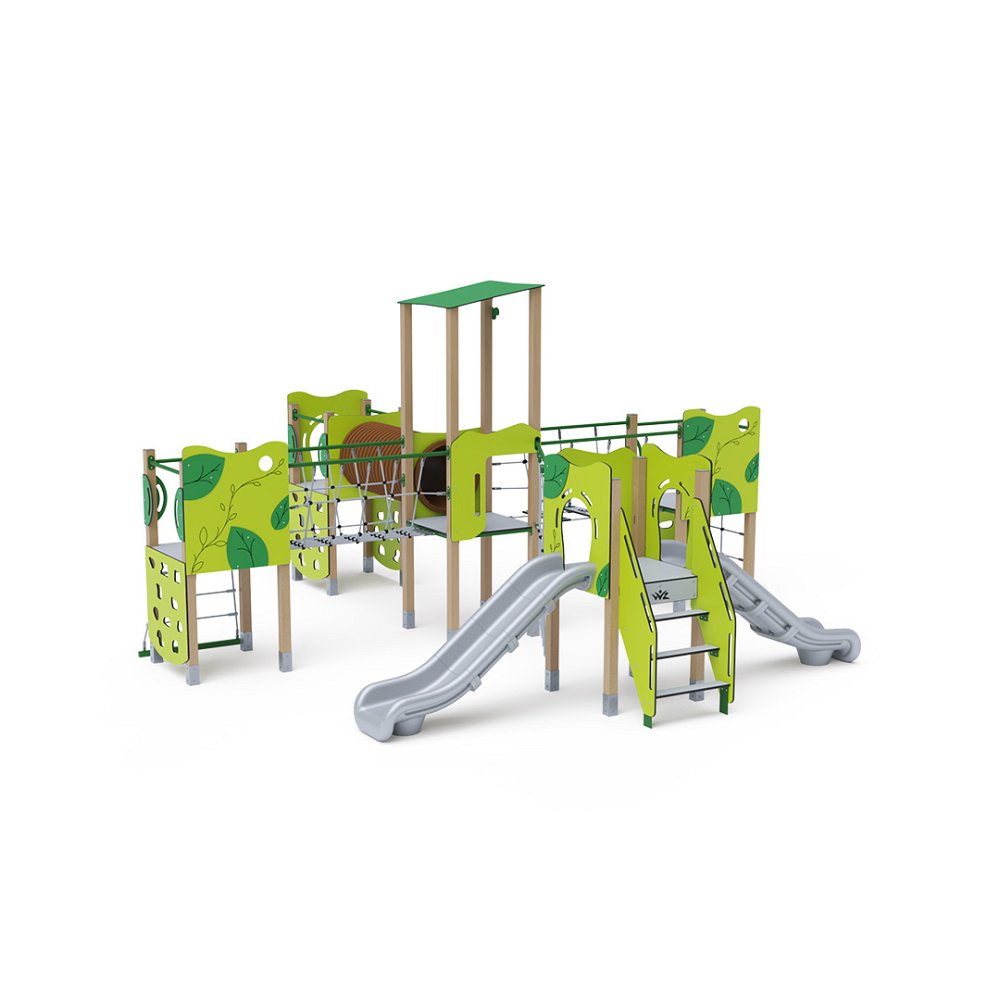 Five-Tower Combined Play Structure - High VVZ-VZD5-002-10