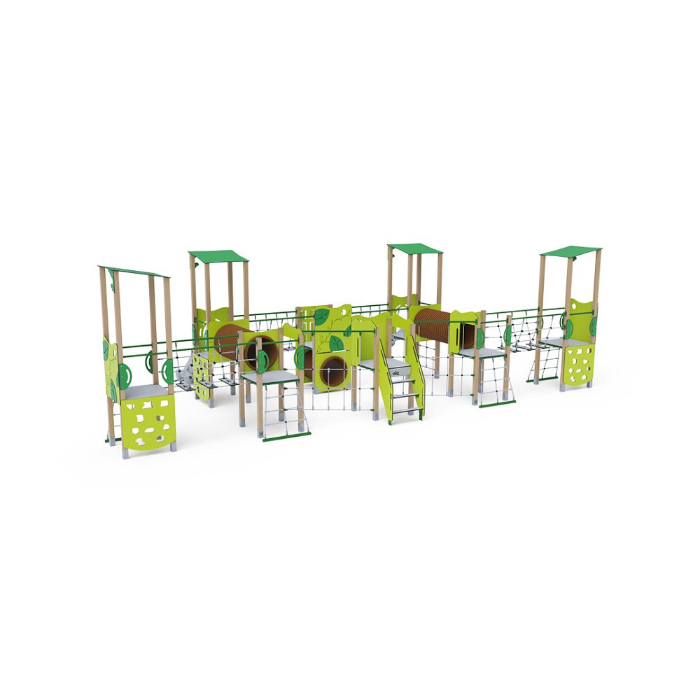 Eight-Tower Combined Play Structure - High VVZ-VZD8-002-10
