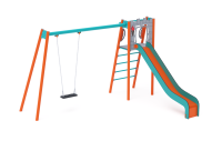 Slides with swing
