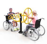 Fitness machines for the disabled