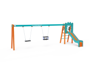 Slides with swings up to 1.0m