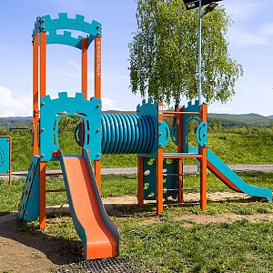 Ivanovce has a modern playground for playing and exercising Ivanovce has a modern playground for playing and exercising