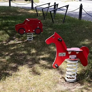 A new modern children and fitness playground has been built in Jelka A new modern children and fitness playground has been built in Jelka
