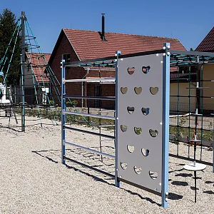 A new inclusive children's playground has been built in Borčice A new inclusive children's playground has been built in Borčice