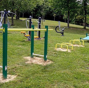 The village of Dolné Obdokovce boasts a modern street workout playground The village of Dolné Obdokovce boasts a modern street workout playground