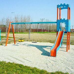 New playground in Győrladamér New playground in Győrladamér