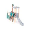 Double-Tower Combined Play Structure - High VVZ-VZP2-002-10 Double-Tower Combined Play Structure - High VVZ-VZP2-002-10