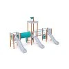 Triple-Tower Combined Play Structure - High VVZ-VZP3-001-10 Triple-Tower Combined Play Structure - High VVZ-VZP3-001-10