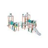 Six-Tower Combined Play Structure - High VVZ-VZP6-001-10 Six-Tower Combined Play Structure - High VVZ-VZP6-001-10