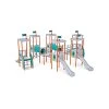 Eight-Tower Combined Play Structure - High VVZ-VZP8-001-10 Eight-Tower Combined Play Structure - High VVZ-VZP8-001-10