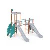 Double-Tower Combined Play Structure - High VVZ-VZP2-004-15 Double-Tower Combined Play Structure - High VVZ-VZP2-004-15