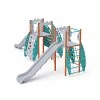 Double-Tower Combined Play Structure - Low VVZ-VZP2-006-15 Double-Tower Combined Play Structure - Low VVZ-VZP2-006-15