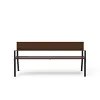 Park bench with backrest with armrests 1,8m Park bench with backrest with armrests 1,8m